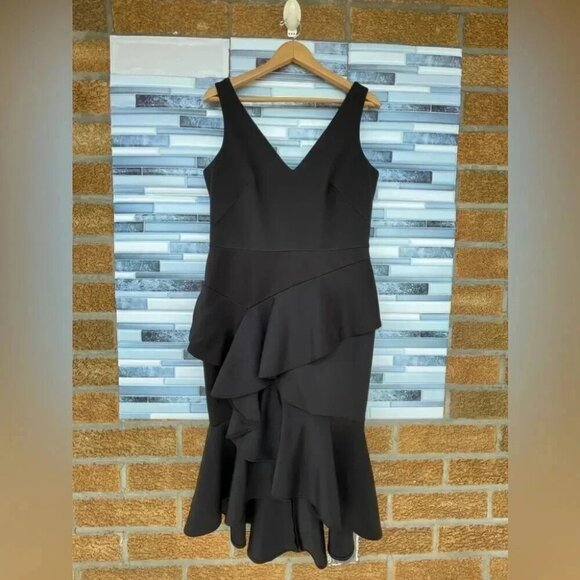 Marchesa Notte Stretch Cocktail Dress size 14 - Picture 5 of 16